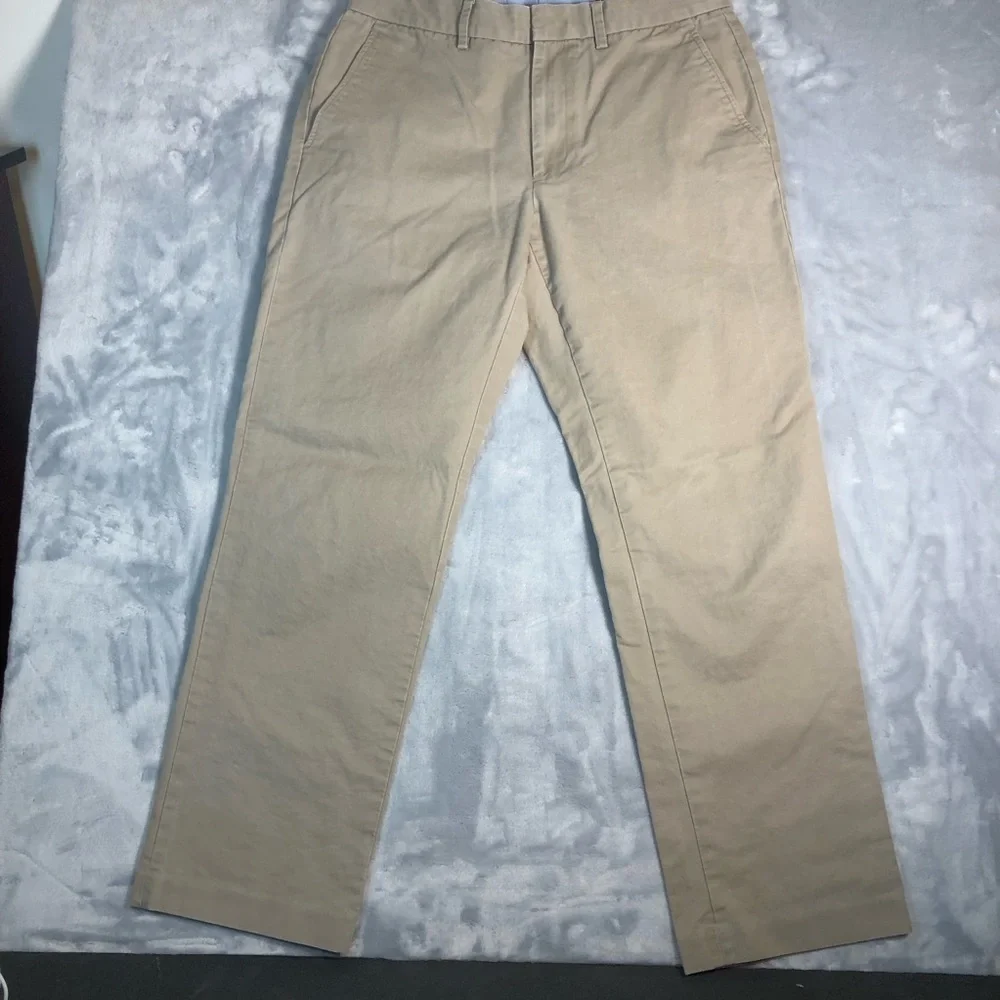 J. Crew Men's Flex Bedford Straight-Fit Chino's Khaki Size 32 x 32